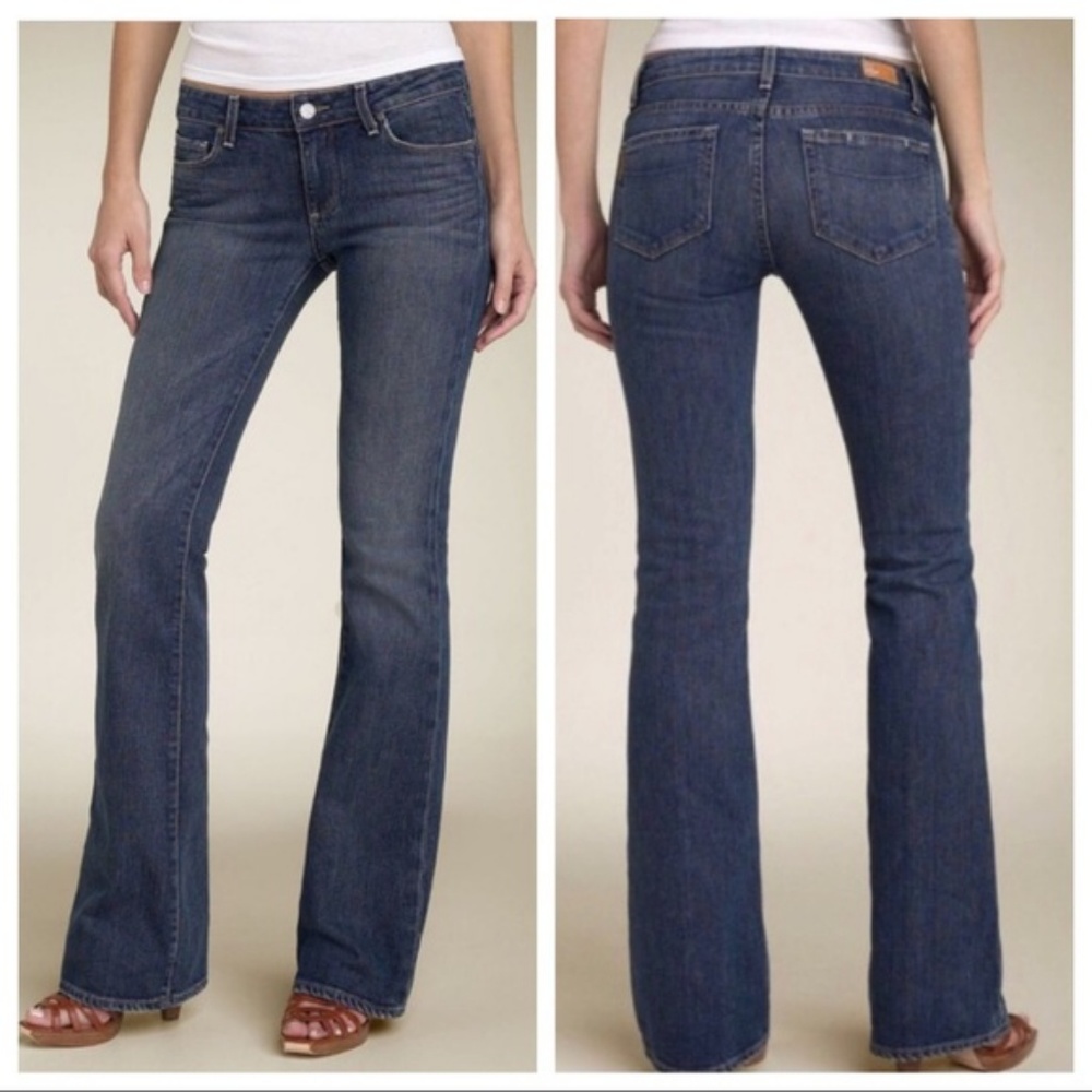 Paige Hollywood Hills Mid Rise Bootcut Jeans 29